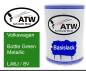 Preview: Volkswagen, Bottle Green Metallic, LA6J / 8V: 500ml Lackdose, von ATW Autoteile West.